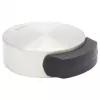 Dveřní zarážka na podlahu Wagner Design Yourself EH 5111, zinkový odlitek s pryžovým kroužkem, saténový nikl, průměr 50 mm (15511111)