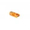 Oranžové objímky pro stožáry trolejového vedení Märklin 71424 – 10 ks, rozchod H0