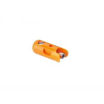 Oranžové objímky pro stožáry trolejového vedení Märklin 71424 – 10 ks, rozchod H0
