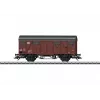 Krytý nákladní vůz s brzdařskou plošinou Märklin 44500 H0, DB, epocha IV