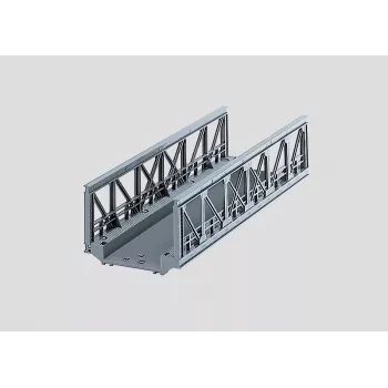 Příhradový most Märklin 074620 pro modelovou železnici H0 (měřítko 1:87), šedý, jednokolejný, 360 mm