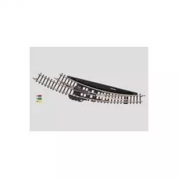 Elektromagnetická oblouková výhybka pravá Märklin Z - černá/žlutá (8569)