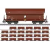 Sada Märklin 000730 H0 24 dílů vozů se střešními posuvnými dveřmi Tals 968 DB epocha IV AC
