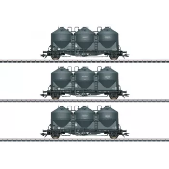 Sada Märklin 48264 H0 3 dílů prachových silničních vozů Kds 67 DB