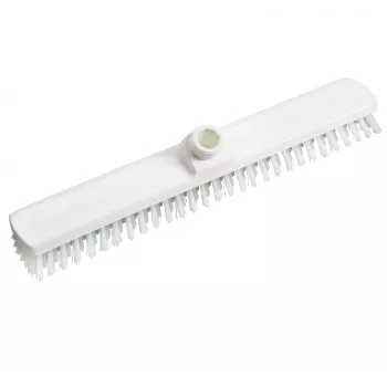 Haug Bürsten Floor Scrubber, White Plastic, 400 mm Width (8890)