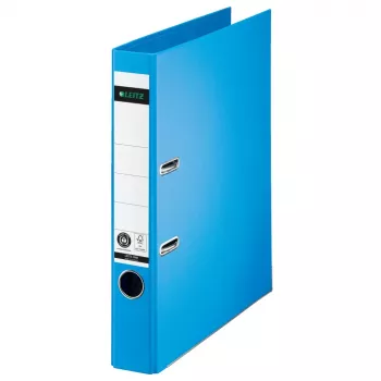 Pořadač LEITZ 180° A4 50 mm světle modrý karton (1008-00-30)