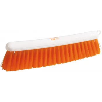 Haug Bürsten 82106 ANTI BAC Flour Brush, White/Orange, 290 mm