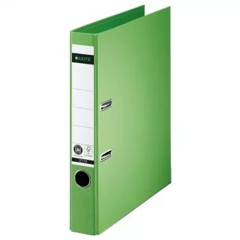 Pořadač LEITZ 180° A4 50 mm světle zelený karton 1008-00-50