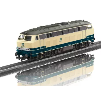 Märklin 39215 H0 dieselová lokomotiva řady 218 DB oceánská modrá mfx+ zvuk a LED