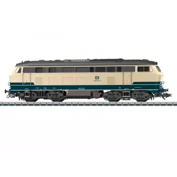 Märklin 39215 H0 dieselová lokomotiva řady 218 DB oceánská modrá mfx+ zvuk a LED