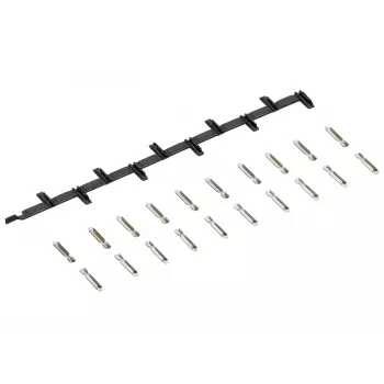 Märklin sada oddělovacích a spojovacích pásků pro kolejivo Z (10 oddělovacích, 20 spojovacích) 08954