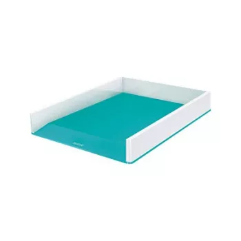 LEITZ WOW Duo Colour pořadač na dopisy A4 ledově modrá/bílá 5361-10-51
