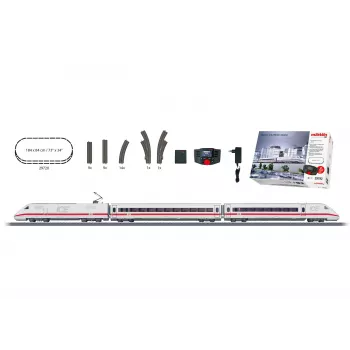 Märklin 29792 ICE 2 Digital Starter Set H0 AC with Mobile Station 2, 5-Part Train, C-Track Oval, Era VI