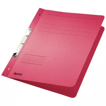 Pořadač se štěrbinovým mechanismem LEITZ DIN A4 manilový karton červený 250 g/m² 170 listů mechanismus 80 mm 50 ks 3746-00-25