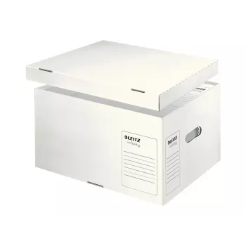 Archivační kontejner Leitz 61040000 Infinity, bílý, balení 10 ks, A4/Folio, stohovatelný, recyklovaný karton