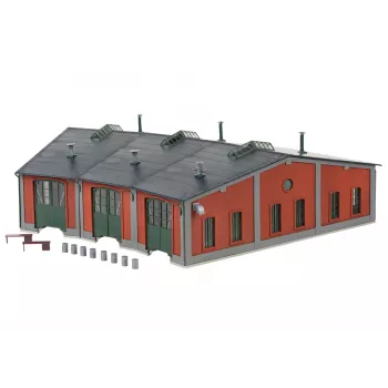 Stavebnice lokomotivní haly Märklin 72887, měřítko H0