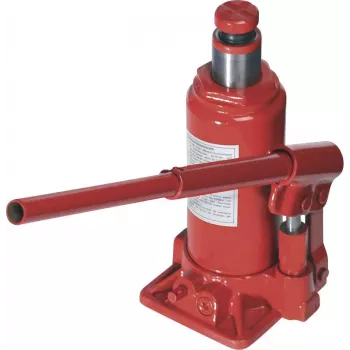 Brüder Mannesmann Hydraulic Bottle Jack 5 t, Lifting Range 197-380 mm, GS Certified 007-T-GS-5T