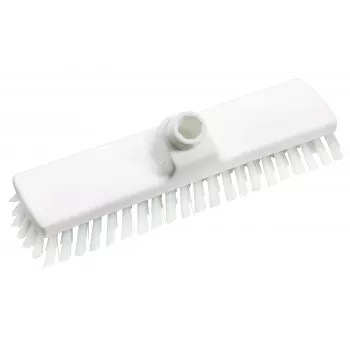 Haug Bürsten 8770 Scrub Brush Head, White PP Body, PBT Bristles, 300 mm Wide