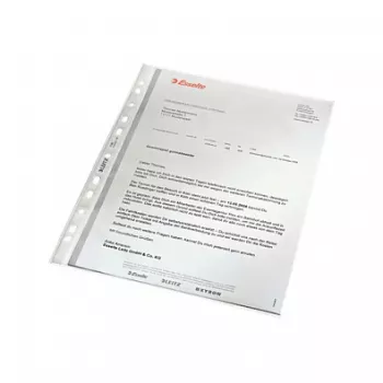 Děrovaná fólie LEITZ 47960000 A4, polypropylen 0,07 mm, transparentní, balení 100 ks