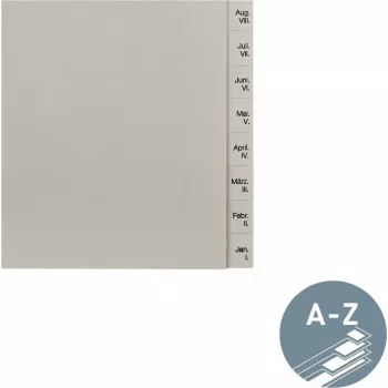 Papírový rejstřík LEITZ prosinec-leden A4, 13 záložek, kartonový rejstřík 12303085