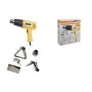 Horkovzdušná pistole BRÜDER MANNESMANN 2000 W, 2 nastavení teploty, proudění vzduchu 300 l/min, max. 550 °C, ergonomická softgrip rukojeť 49500