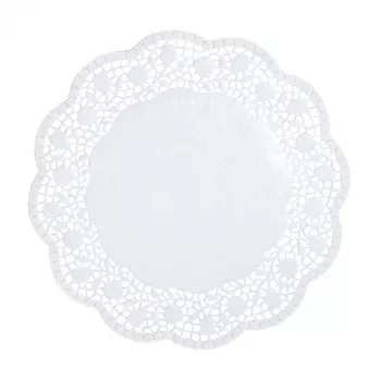 Kulaté dortové podložky PAPSTAR, 30 cm, bílé, 100 ks (12263)