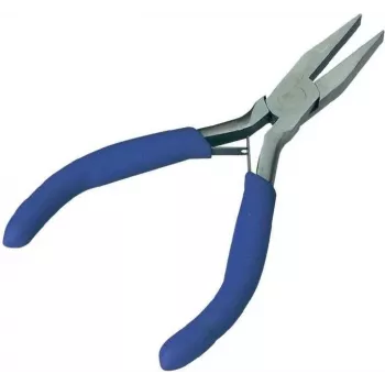 Elektronické ploché kleště Brüder Mannesmann 10806, 125 mm, červená/černá