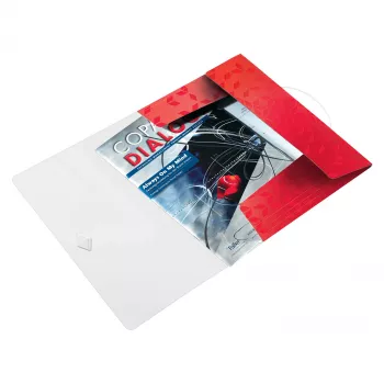 Prezentační kniha Leitz WOW A4, polypropylen, červená, na výšku, 40 obalů, 80 listů 45990026