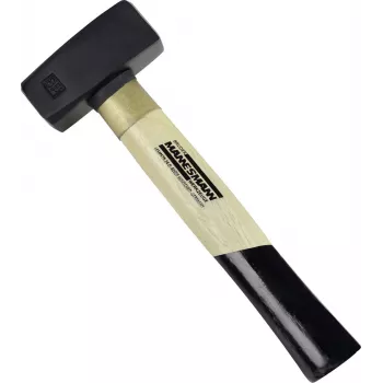 Brüder Mannesmann Club Hammer M 76520, 1000 g, Fiberglass Handle, Black/Orange