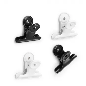 Magnetické klipy Zeller černé kovové 4,0 x 1 sada (11264)
