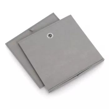 Úložná krabice Zeller 14110 z netkané textilie, 30 l, 32 x 32 x 32 cm, šedá
