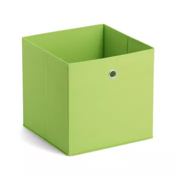 Úložná krabice Zeller 14114 z netkané textilie, 30 l, 32 x 32 x 32 cm, zelená