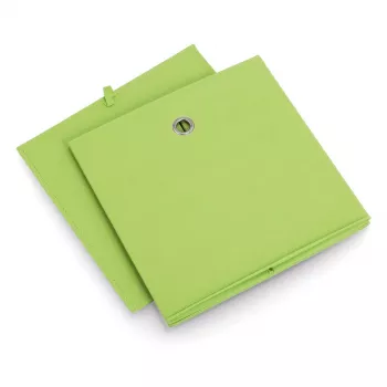Úložná krabice Zeller 14114 z netkané textilie, 30 l, 32 x 32 x 32 cm, zelená