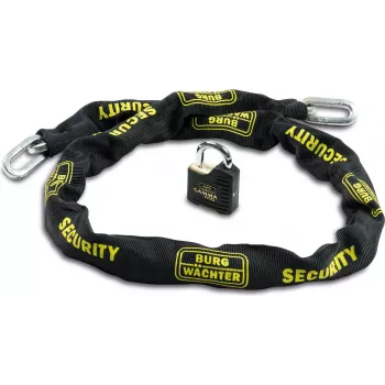 BURG WÄCHTER SKM 6/90/NI40 Cable Lock Black 90 cm