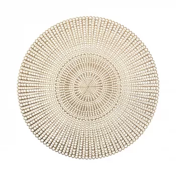 Sada 6 zlatých prostírání s výřezy Zeller | 45 x 30 cm | PVC 27003
