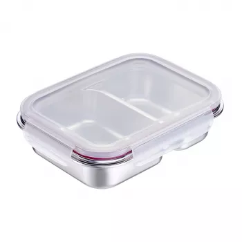 Westmark nerezová obědová krabička 450+280 ml, stříbrná 23722270