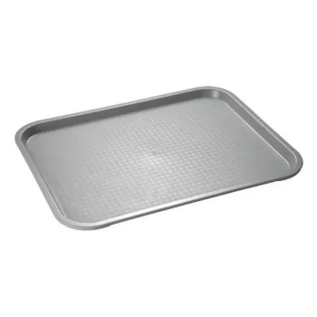 Tác na fast food APS 410 x 305 mm, šedý polypropylen, výška 20 mm, 1 ks (538)