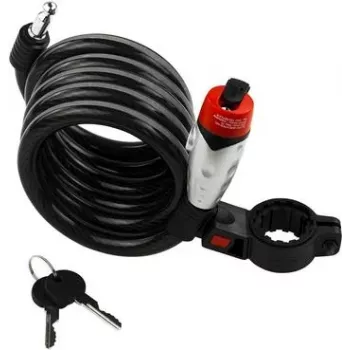 BURG WÄCHTER 1650 180 REFLEX Cable Lock 1800 mm Black Blue Silver