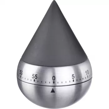 WESTMARK Präsentia Mechanical Kitchen Timer, Black/Silver 10932260