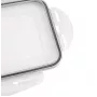 Nádoba na kostky ledu APS s víkem, transparentní/šedá, sada 2 ks, polypropylen, vhodná do myčky 36103