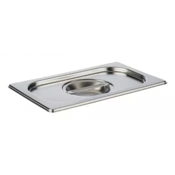 Víko APS GN 1/4 265 x 162 x 30 mm nerezové, bez výřezu na lžíci, vhodné do myčky - 1 ks 81495