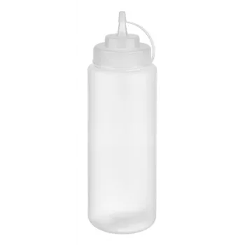 Máčecí láhev APS 1025 ml transparentní polyetylen se šroubovým uzávěrem a krytkou - 1 kus (93259)