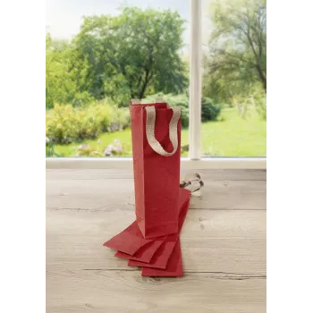 Papírové dárkové tašky SIGEL Red Coco, 10 x 35,5 cm, balení 5 ks (ET012)