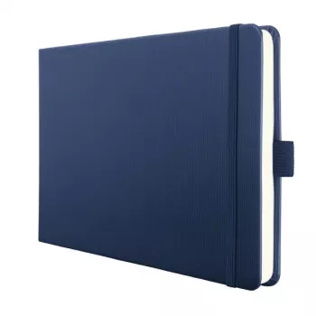 Zápisník SIGEL Conceptum® A5, na šířku, čistý, tmavě modrý hardcover, 132 stran (CO203)