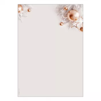 Vánoční dopisní papír SIGEL DP429 A4 90 g/m², 100 listů, motiv rose gold