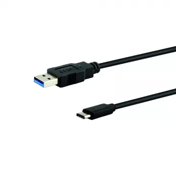 E+P CC323/05 USB 2.0 Type-A to Type-C Cable 0.5m Black