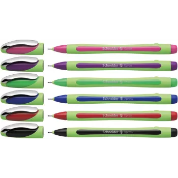 Popisovač Fineliner Schneider Xpress různé barvy, 0,8 mm (6 ks), 190086