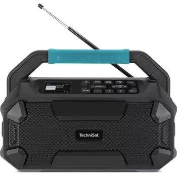 TechniSat VIOLA 231 OD DAB+ & FM stavební rádio s Bluetooth, odolné proti stříkající vodě IPX4, černé