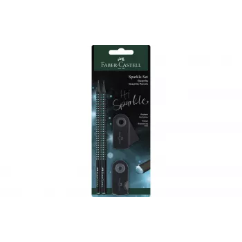 Sada tužek Faber-Castell Midnight Ocean B, černo/modrá 118295