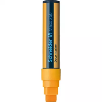 Křídový popisovač Schneider Maxx 260 Deco, 5-15 mm, oranžový 126006